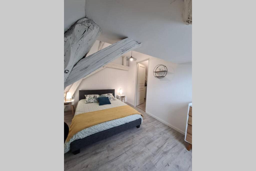 Centre Ville 3 Pieces Envoutant Sous Combles 40M² Joigny Luaran gambar